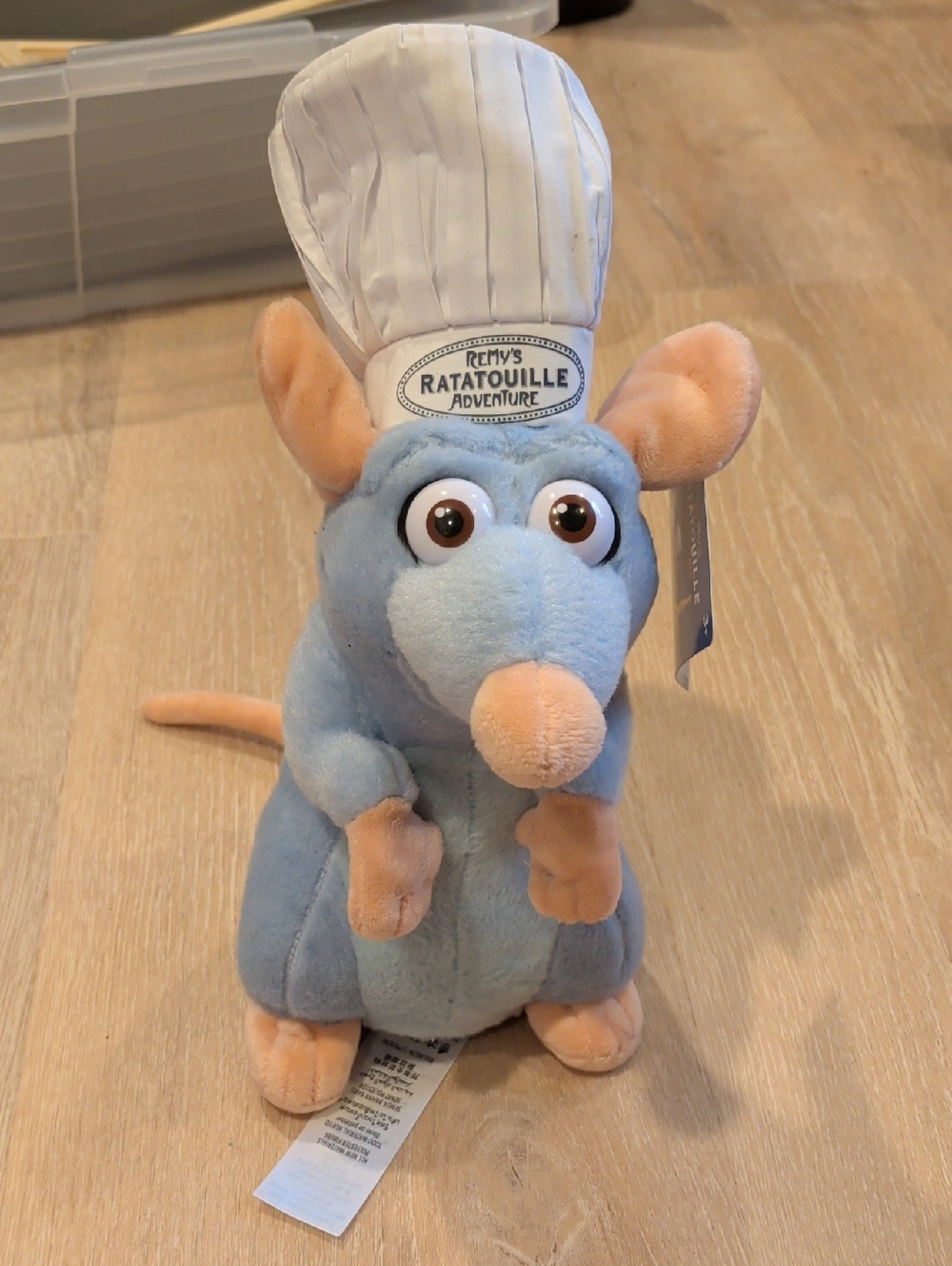 Disney Remy Ratatouille Plush - Light Blue and Peach